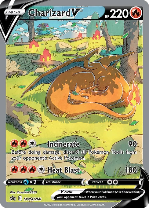 Charizard V, SWSH Black Star Promos #SWSH260