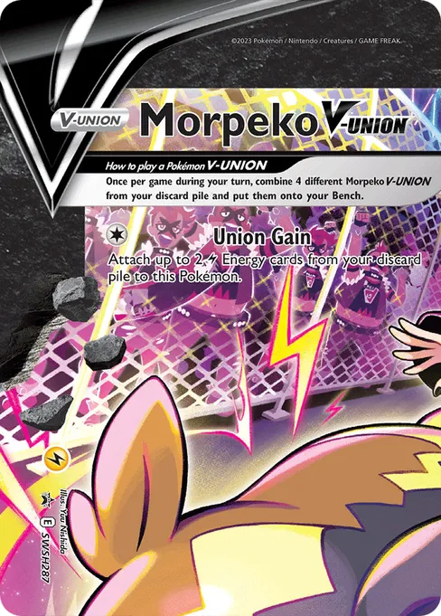 Morpeko V-UNION, SWSH Black Star Promos #SWSH287