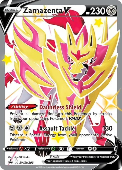 Zamazenta V, SWSH Black Star Promos #SWSH293