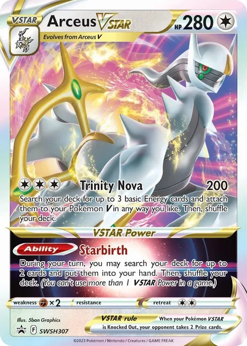 Arceus VSTAR, SWSH Black Star Promos #SWSH307