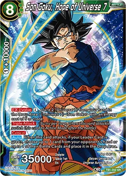 Son Goku, Hope of Universe 7, The Tournament of Power #TB1-052