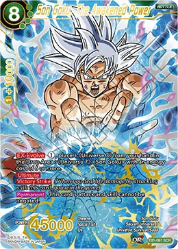 Son Goku, The Awakened Power, The Tournament of Power #TB1-097