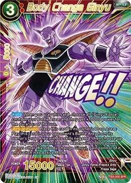 Body Change Ginyu, Clash of Fates #TB3-006_SPR