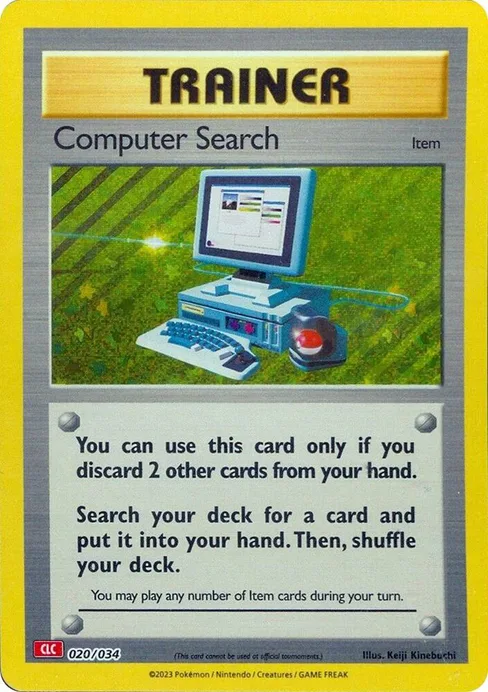 Computer Search, Trading Card Game Classic #20