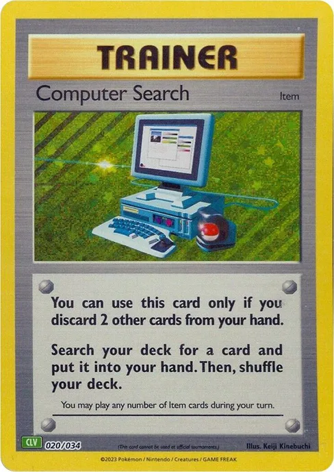 Computer Search, Trading Card Game Classic #20