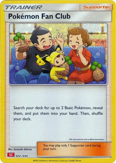 Pokemon Fan Club, Trading Card Game Classic #22