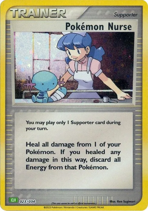 Pokemon Nurse, Trading Card Game Classic #23