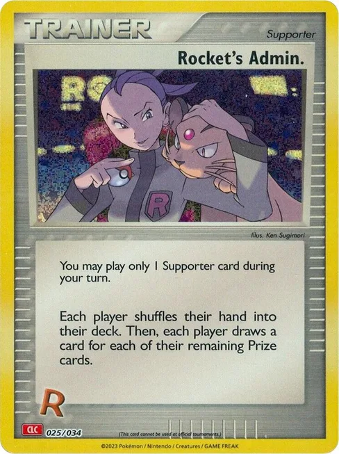 Rocket's Admin., Trading Card Game Classic #25