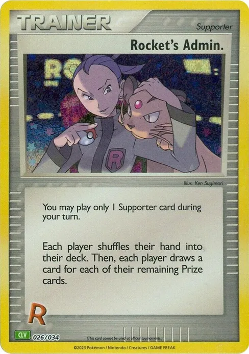 Rocket's Admin., Trading Card Game Classic #26