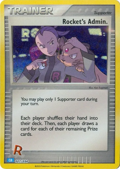 Rocket's Admin., Trading Card Game Classic #27