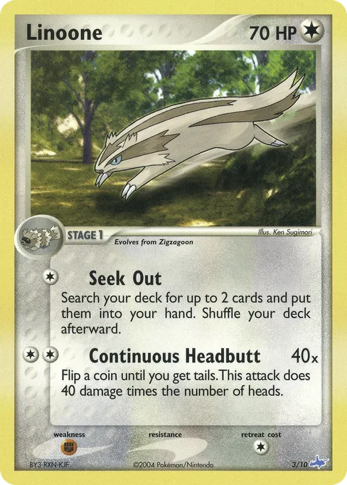 Linoone, EX Trainer Kit Latios #3