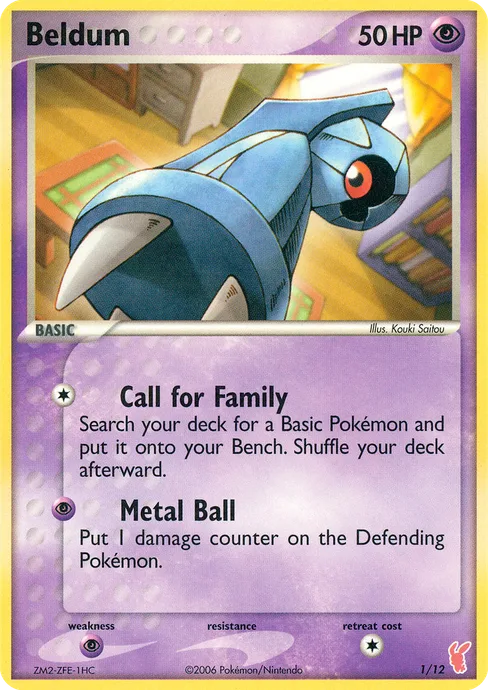Beldum, EX Trainer Kit 2 Plusle #1