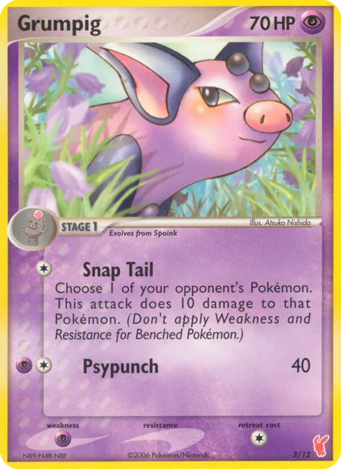 Grumpig, EX Trainer Kit 2 Plusle #3