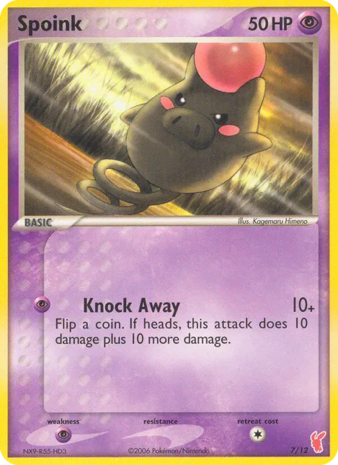 Spoink, EX Trainer Kit 2 Plusle #7