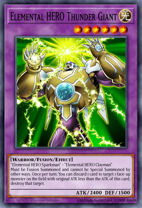 Elemental HERO Thunder Giant, The Lost Millennium #TLM-EN036