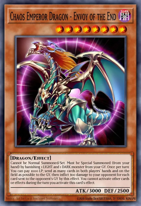 Chaos Emperor Dragon - Envoy of the End, The Lost Millennium #TLM-ENSE2