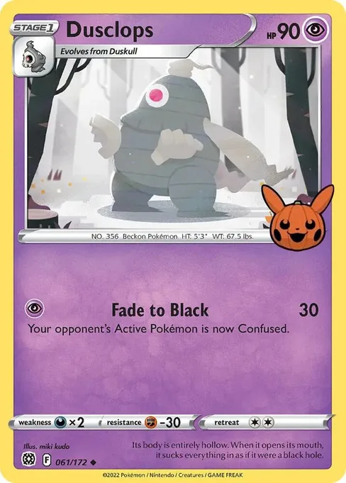 Dusclops, Trick or Trade 2022 #61