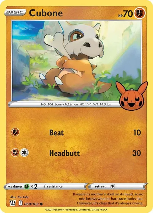 Cubone, Trick or Trade 2022 #69