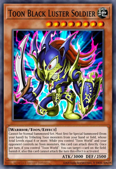 Toon Black Luster Soldier, Toon Chaos #TOCH-EN001
