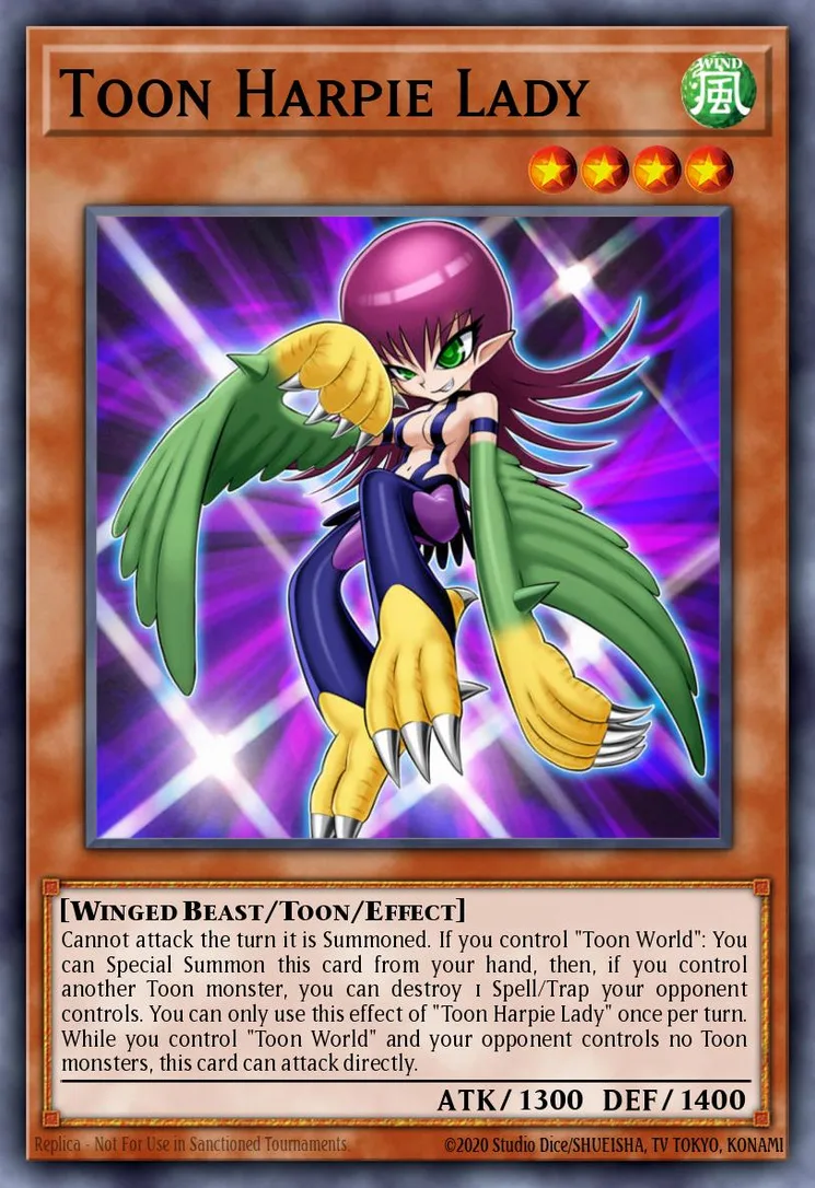 Toon Harpie Lady