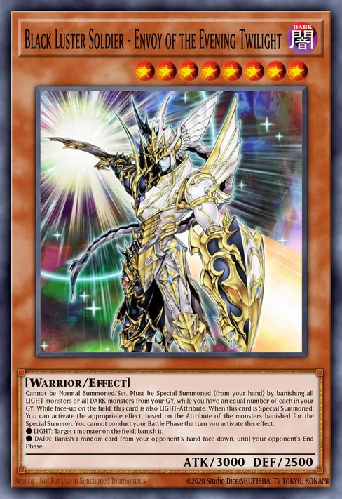 Black Luster Soldier - Envoy of the Evening Twilight, Toon Chaos #TOCH-EN033