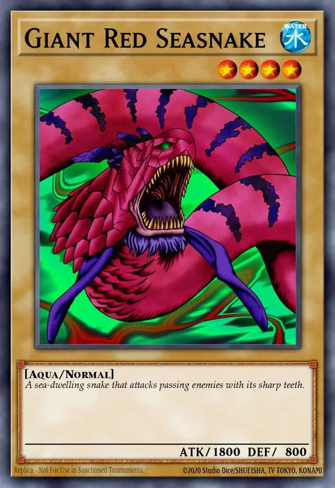 Giant Red Seasnake, Tournament Pack: 2nd Season #TP2-003