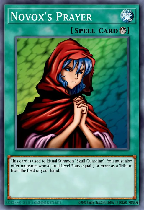 Novox's Prayer, Tournament Pack: 2nd Season #TP2-008