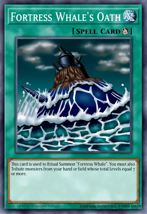 Fortress Whale's Oath, Tournament Pack 7 #TP7-EN011
