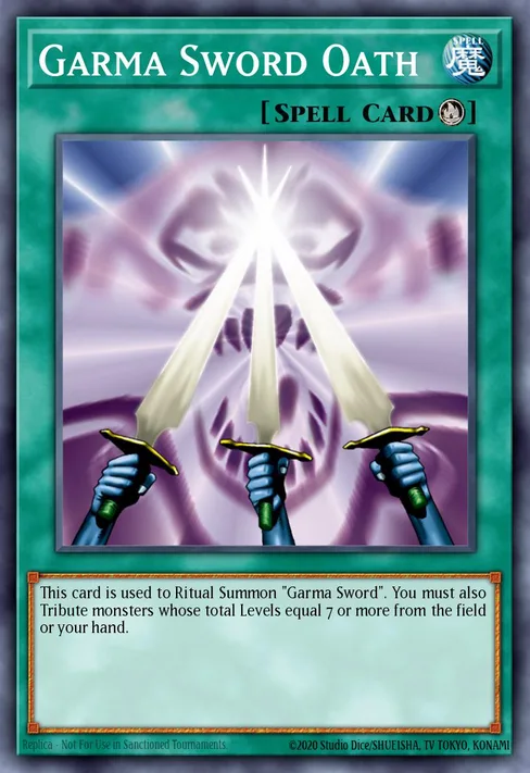 Garma Sword Oath, Tournament Pack 8 #TP8-EN010