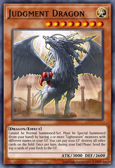 Judgment Dragon, Turbo Pack: Booster One #TU01-EN000