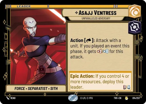 Asajj Ventress — Unparalleled Adversary, Twilight of the Republic #014