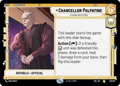 Chancellor Palpatine // Darth Sidious — Playing Both Sides, Normal