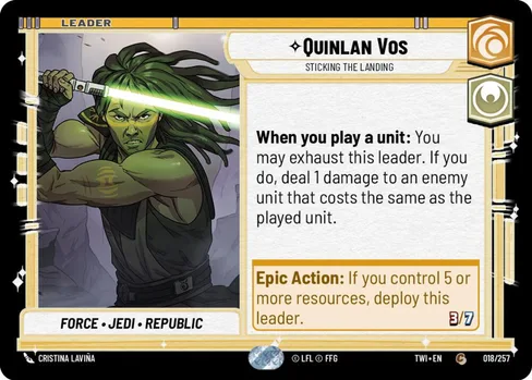 Quinlan Vos — Sticking the Landing, Twilight of the Republic #018