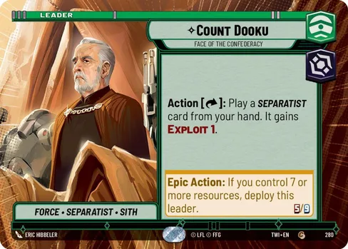 Count Dooku — Face of the Confederacy, Twilight of the Republic #280
