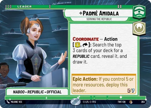 Padmé Amidala — Serving the Republic, Twilight of the Republic #283