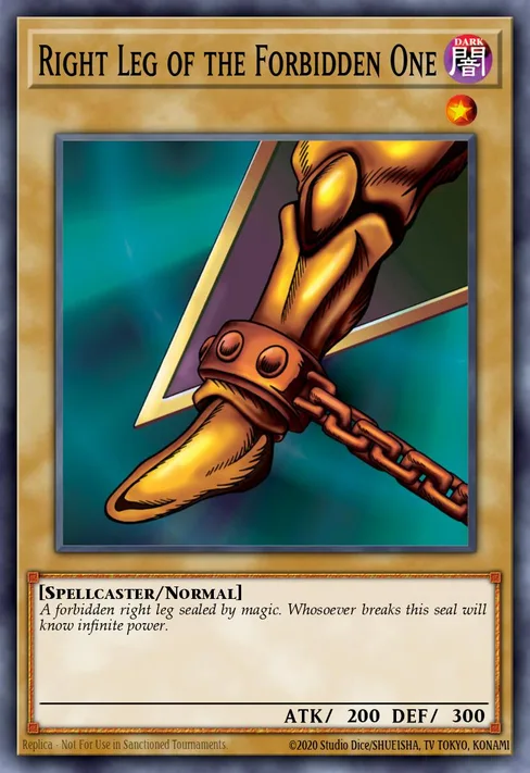 Right Leg of the Forbidden One, Yu-Gi-Oh! GX Ultimate Beginner's Pack #UBP1-EN001