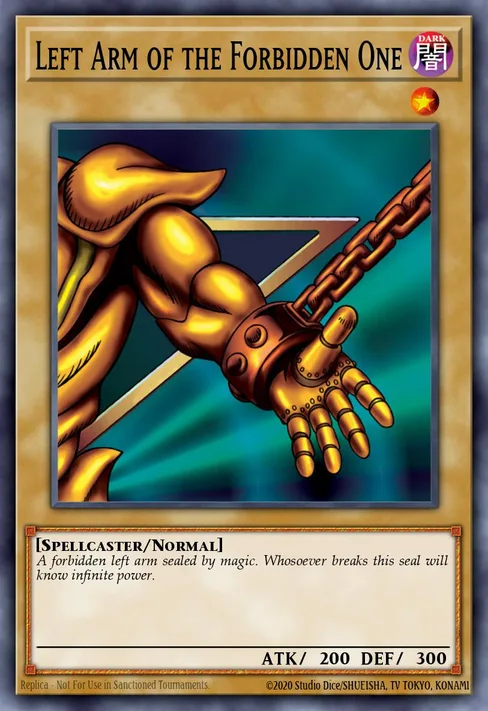 Left Arm of the Forbidden One, Yu-Gi-Oh! GX Ultimate Beginner's Pack #UBP1-EN004