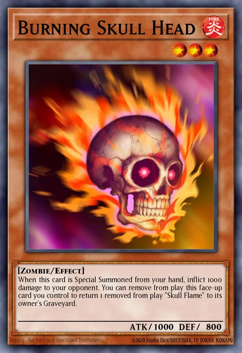 Burning Skull Head, Yu-Gi-Oh! 5D's Wheelie Breakers Promotional Cards #WB01-EN003