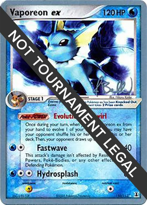Vaporeon ex, World Championship Decks 2006 #110