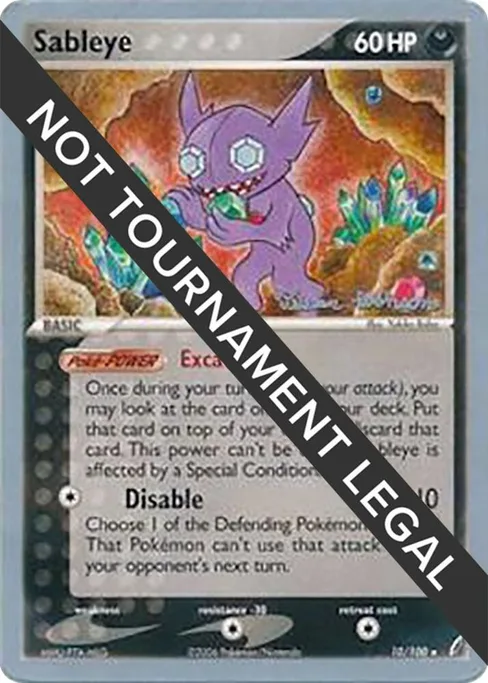 Sableye, World Championship Decks 2008 #10