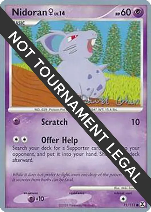 Nidoran F, World Championship Decks 2009 #71