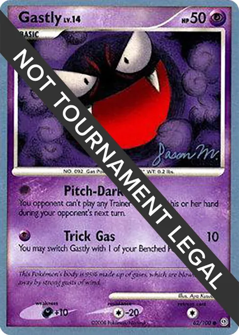 Gastly, World Championship Decks 2009 #62