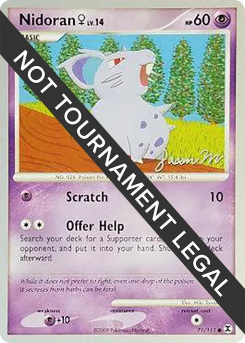 Nidoran F, World Championship Decks 2009 #71