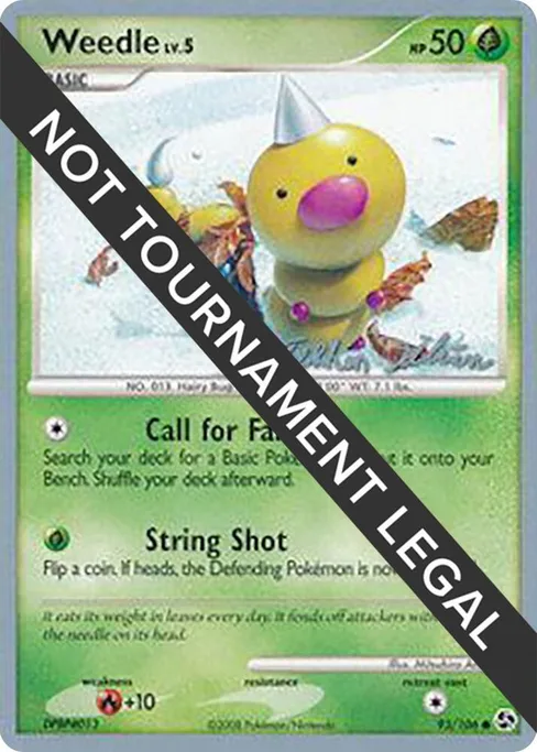Weedle, World Championship Decks 2009 #93
