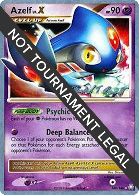 Azelf LV.X, World Championship Decks 2010 #140
