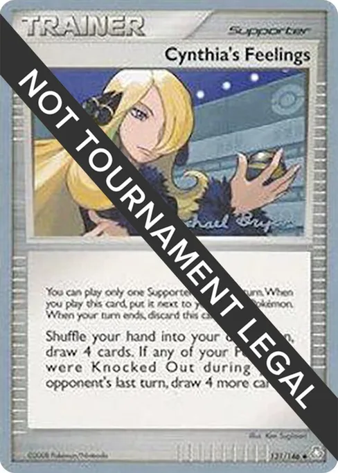 Cynthia's Feelings, World Championship Decks 2010 #131