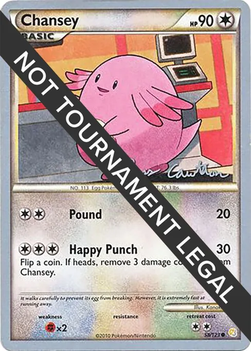 Chansey, World Championship Decks 2011 #58