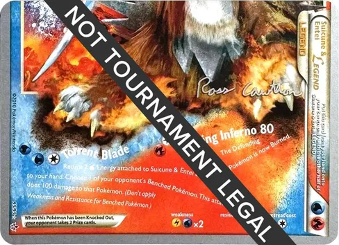 Suicune & Entei Legend LEGEND, World Championship Decks 2011 #95