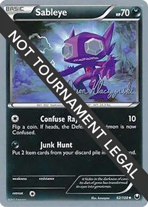 Sableye, World Championship Decks 2013 #62