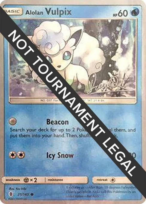 Alolan Vulpix, World Championship Decks 2017 #21
